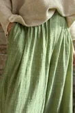 Loom & Thread Pin Tuck Pant Washed Lawn /41=